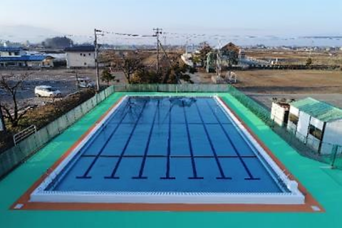 天童市立高擶小学校プール改修工事