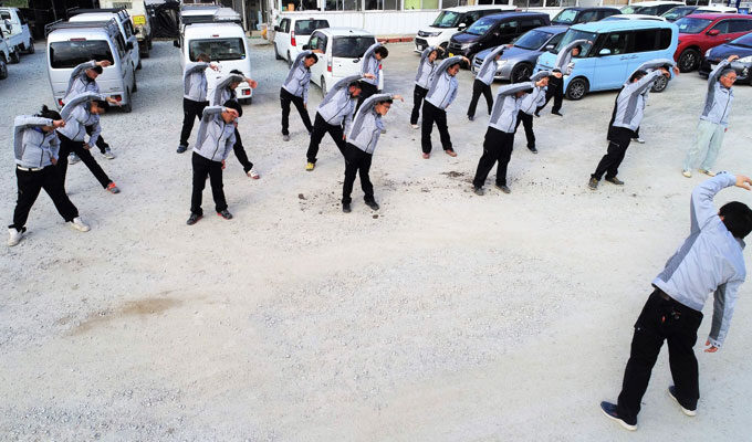 山形県天童市の総合建設会社 (株)後藤工業 後藤工業の1日