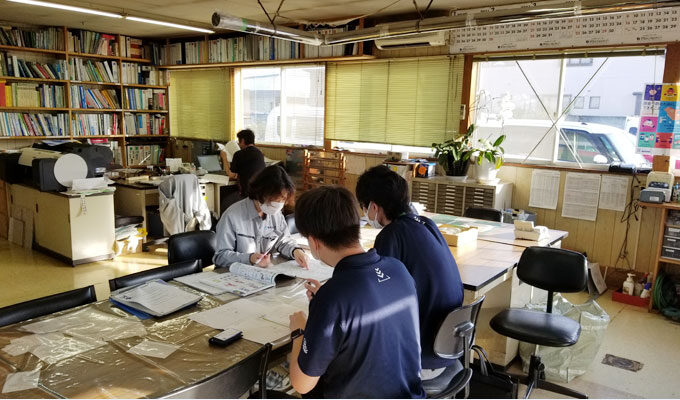 山形県天童市の総合建設会社 (株)後藤工業 後藤工業の1日